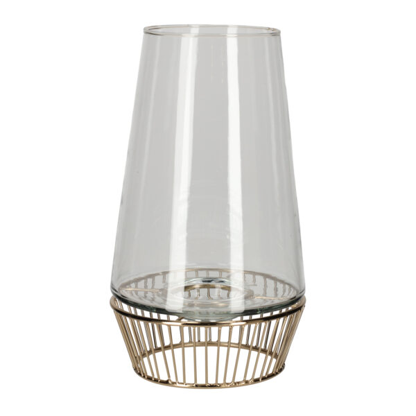 Jens Living - Theelicht lantaarn large - goud