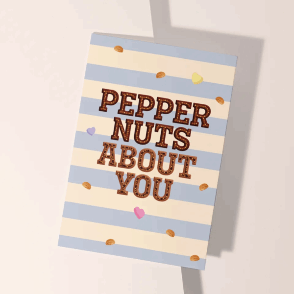 Hey day - wenskaart - pepper nuts about you