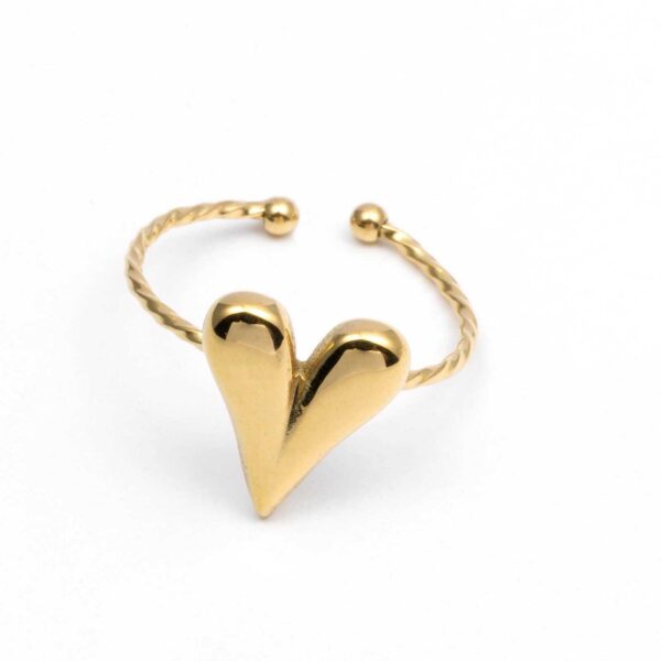 Wauw - Ring - Gouden Hart