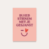 Lief kaart met romantische boodschap voor partner, perfect voor Valentijn of romantisch gebaar.