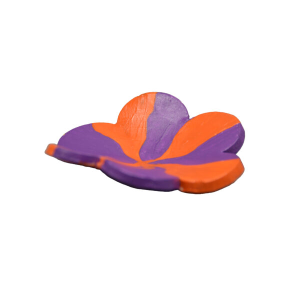 Uniek - schaaltje - oranje en paars