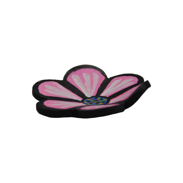 Uniek - schaaltje - roze met zwart