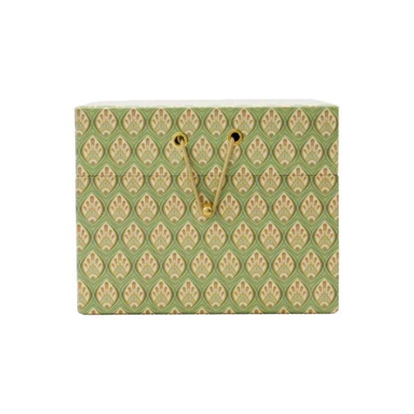 House Doctor - Doos - Groen, Licht Oranje, Wit
