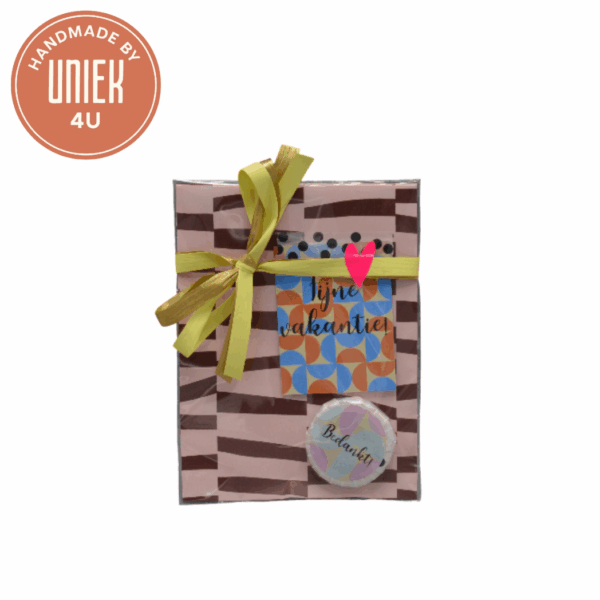 Uniek - bedankje - Fijne vakantie! - diverse kleuren