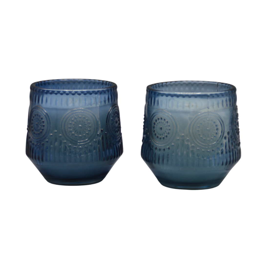 Dijk - Kaars - Sandelhout - Geurkaas met glas