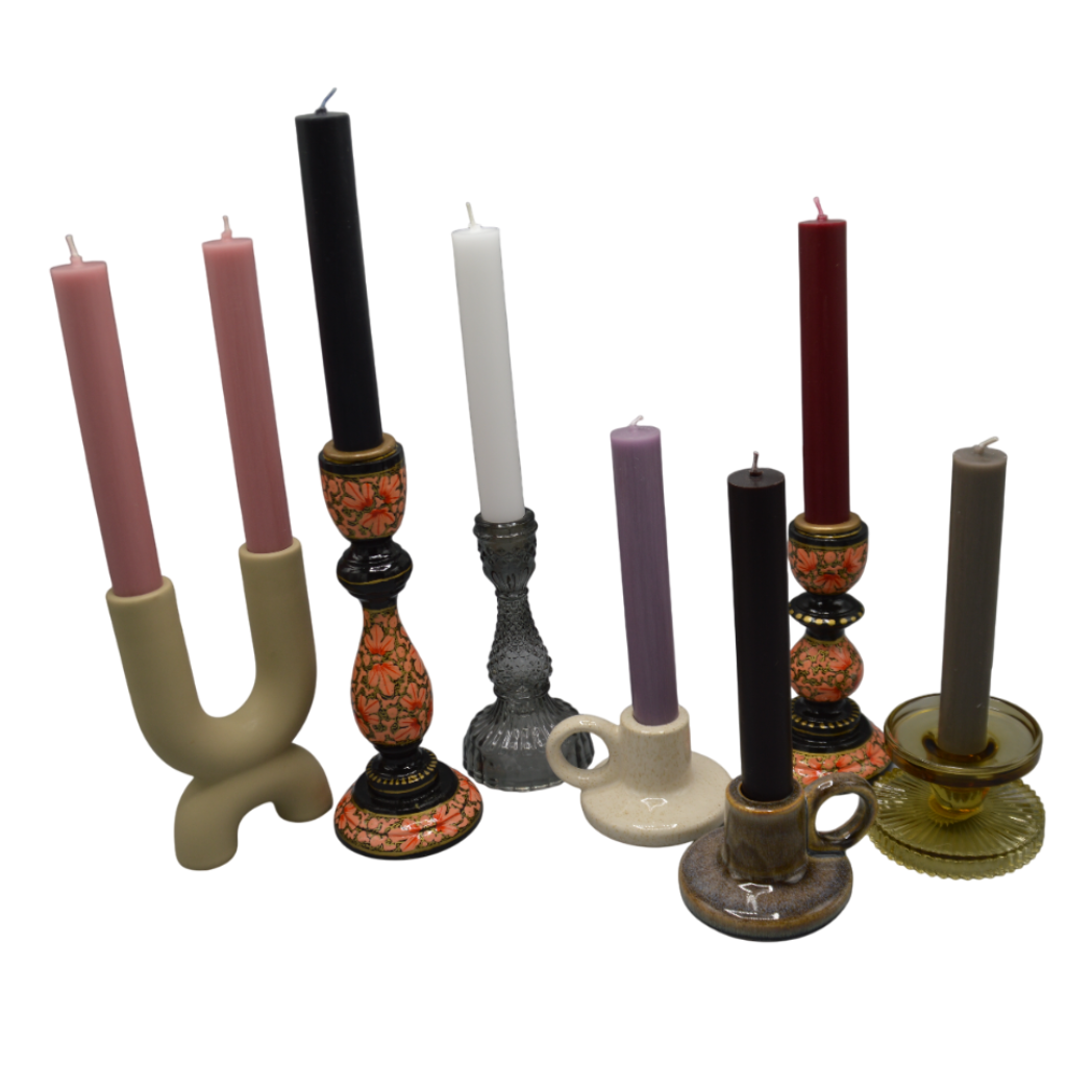 Rustik Lys - Grote Dinerkaarsen - Verschillende kleuren