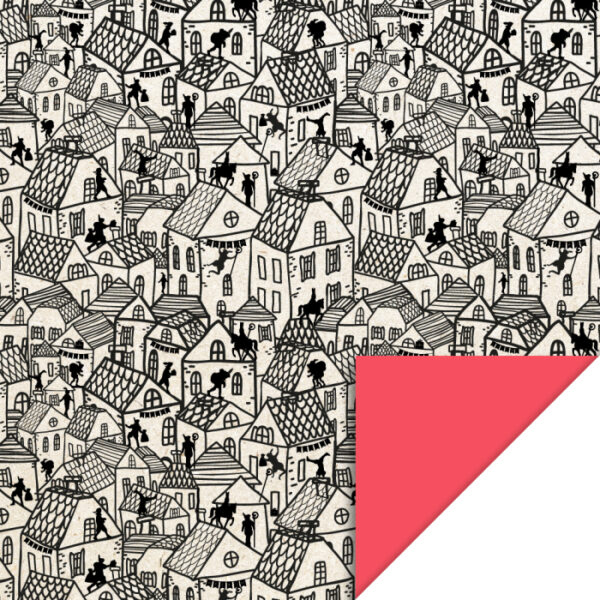 House of Products ( HOP ) – Inpakpapier – Sint dorp – Multi