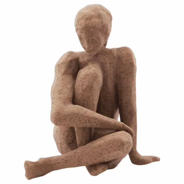 House Doctor beeld vrouw bruin decoratief sculptuur