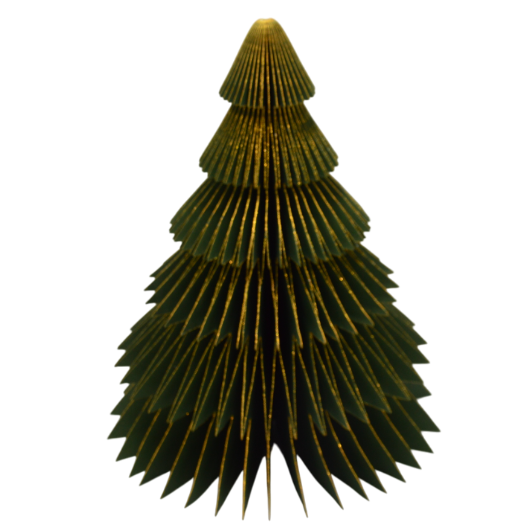 Homebound - Papieren Kerstboom - Donkergroen