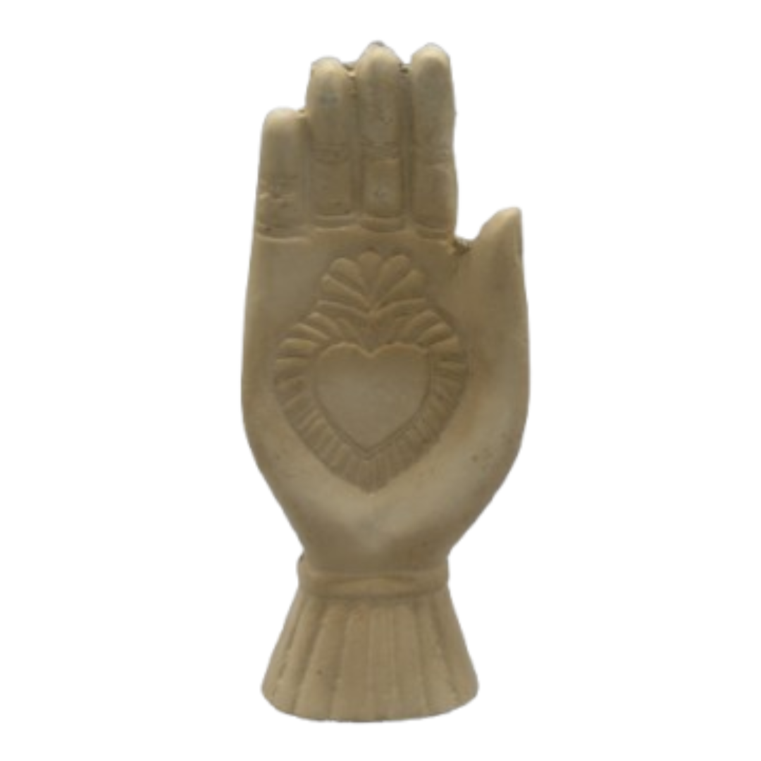 Home bound - beeldje - hand - Lichtbruin