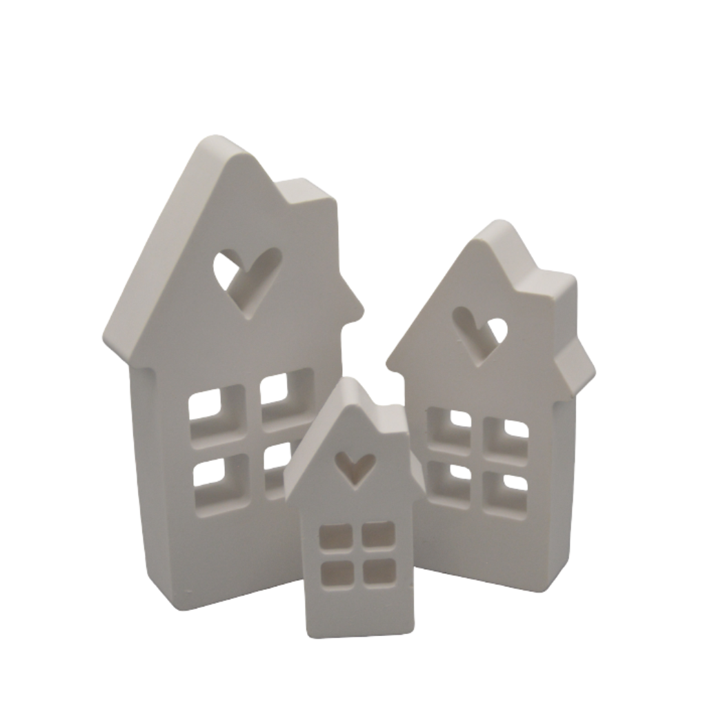 Uniek - Huisje - Hartje - Klein/Middel/Groot