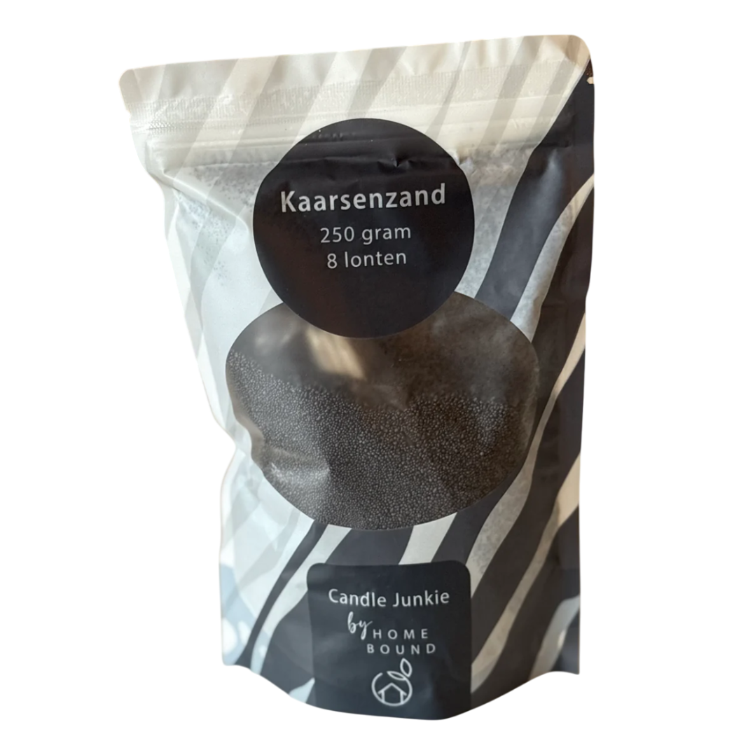 Homebound - Kaarsenzand - 250gr - 8 lonten - Zwart