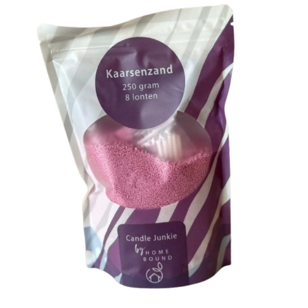 Homebound - Kaarsenzand - 250gr - 8 lonten - Donkerpaars