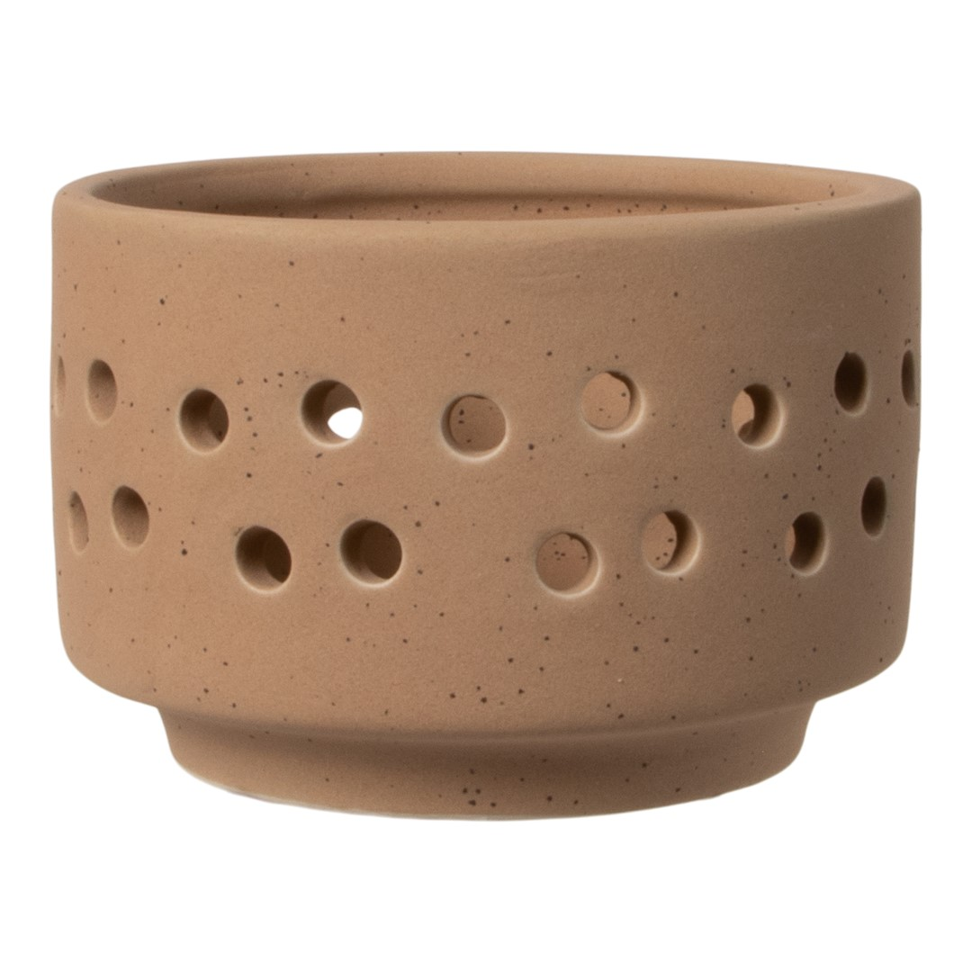 Jens Living - theelichthouder Siena groot - beige