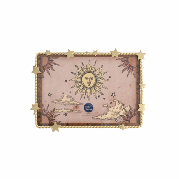 Doing Goods fotolijst groot goud ster en zon decoratieve lijst