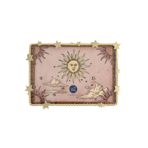Doing Goods fotolijst groot goud ster en zon decoratieve lijst