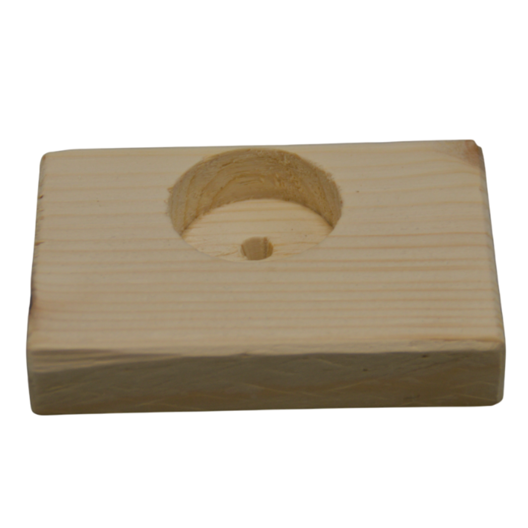 Uniek - Houten waxinelichthouder