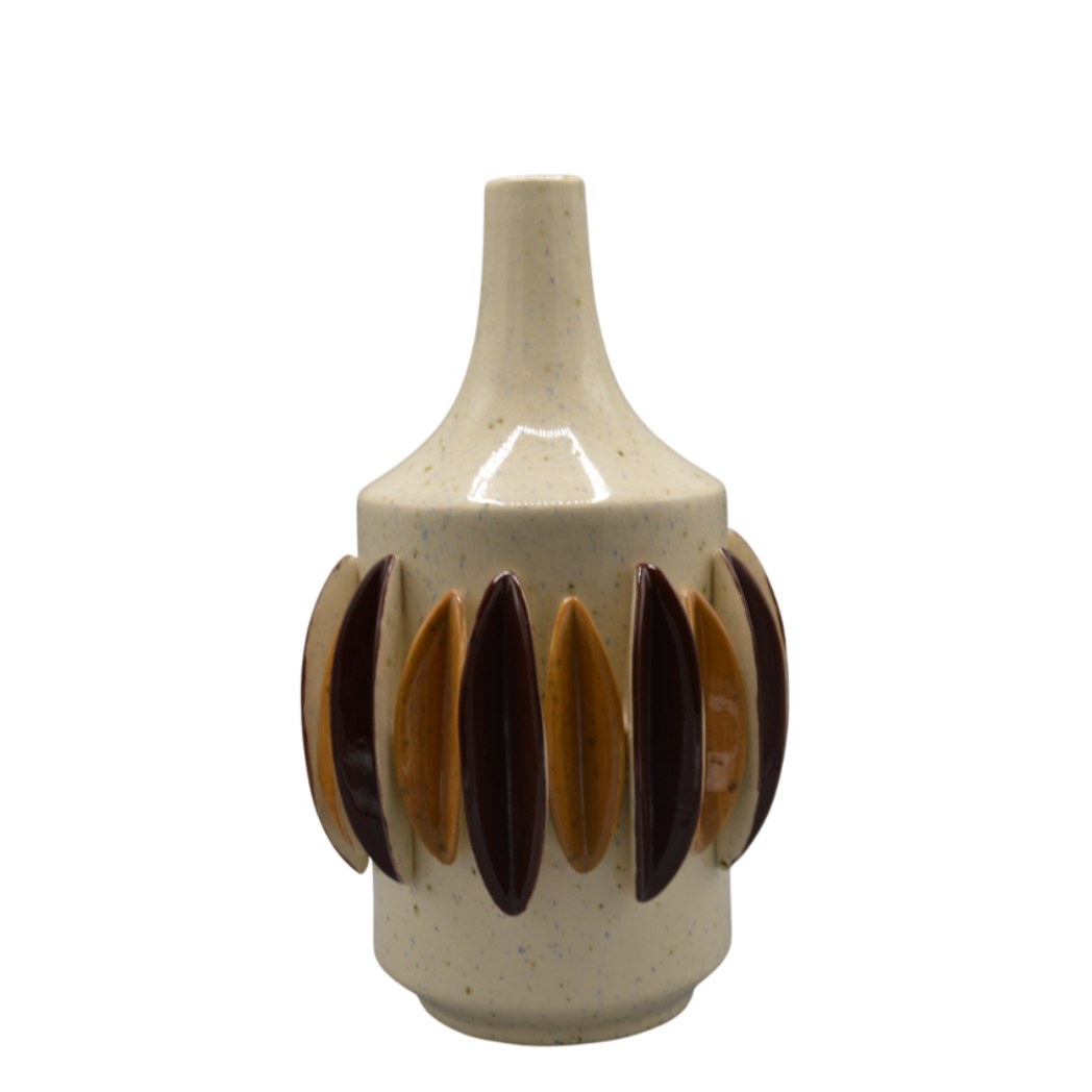 Dijk - Vaas - Schelpen - Wit,Bruin & Lichtbruin