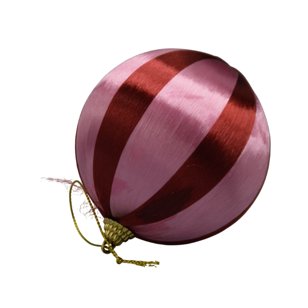 Homebound - Kerstballen groot - Rood met wit