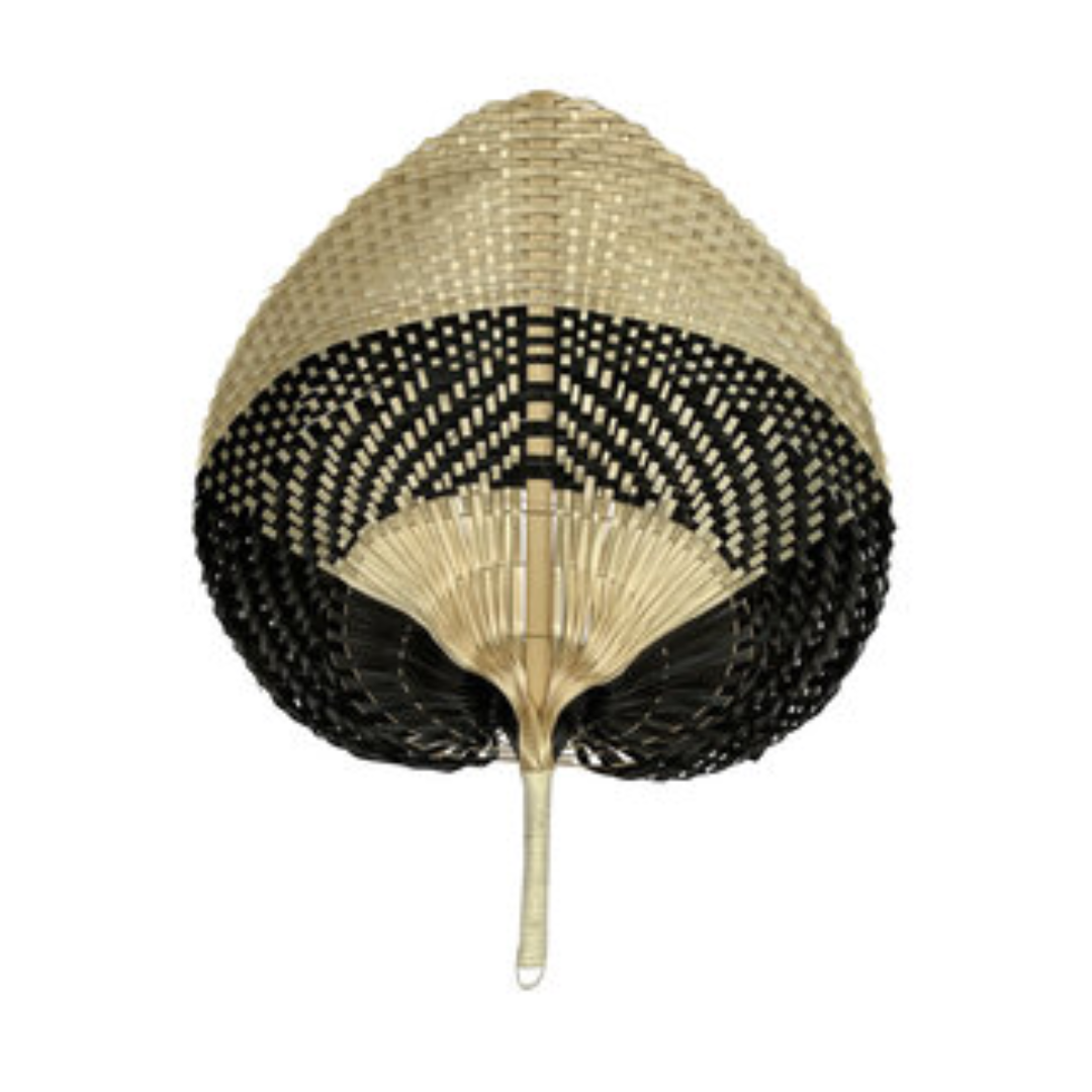 Mars & More - Waaier - Riet - Naturel/Zwart