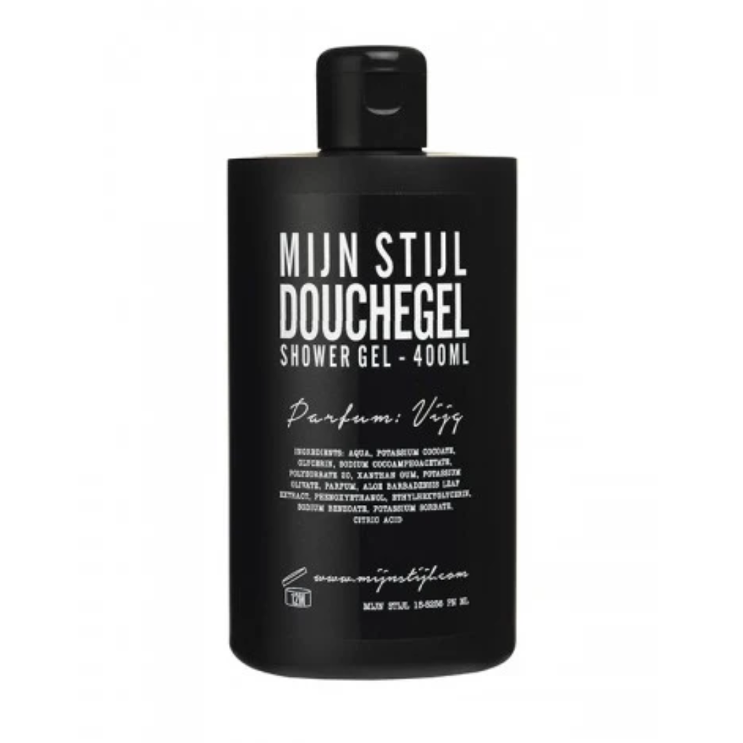 Mijn Stijl - douchegel 400 ml lotus en jasmijn - zwart