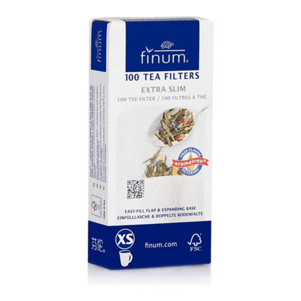 Knip thee filters, extra slank, voor een heerlijke thee-ervaring.