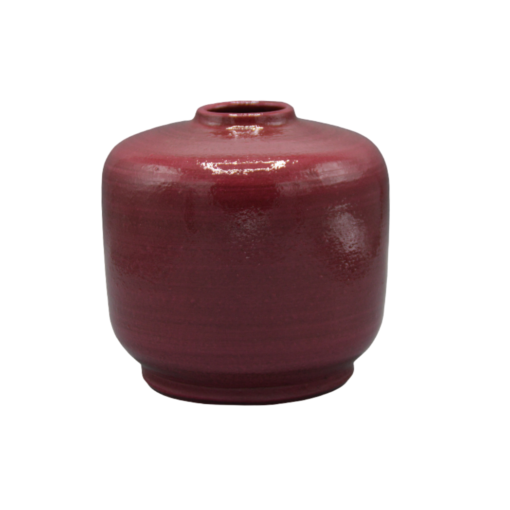 DIJK - Keramiek - Vierkant vormig - Beetrood.