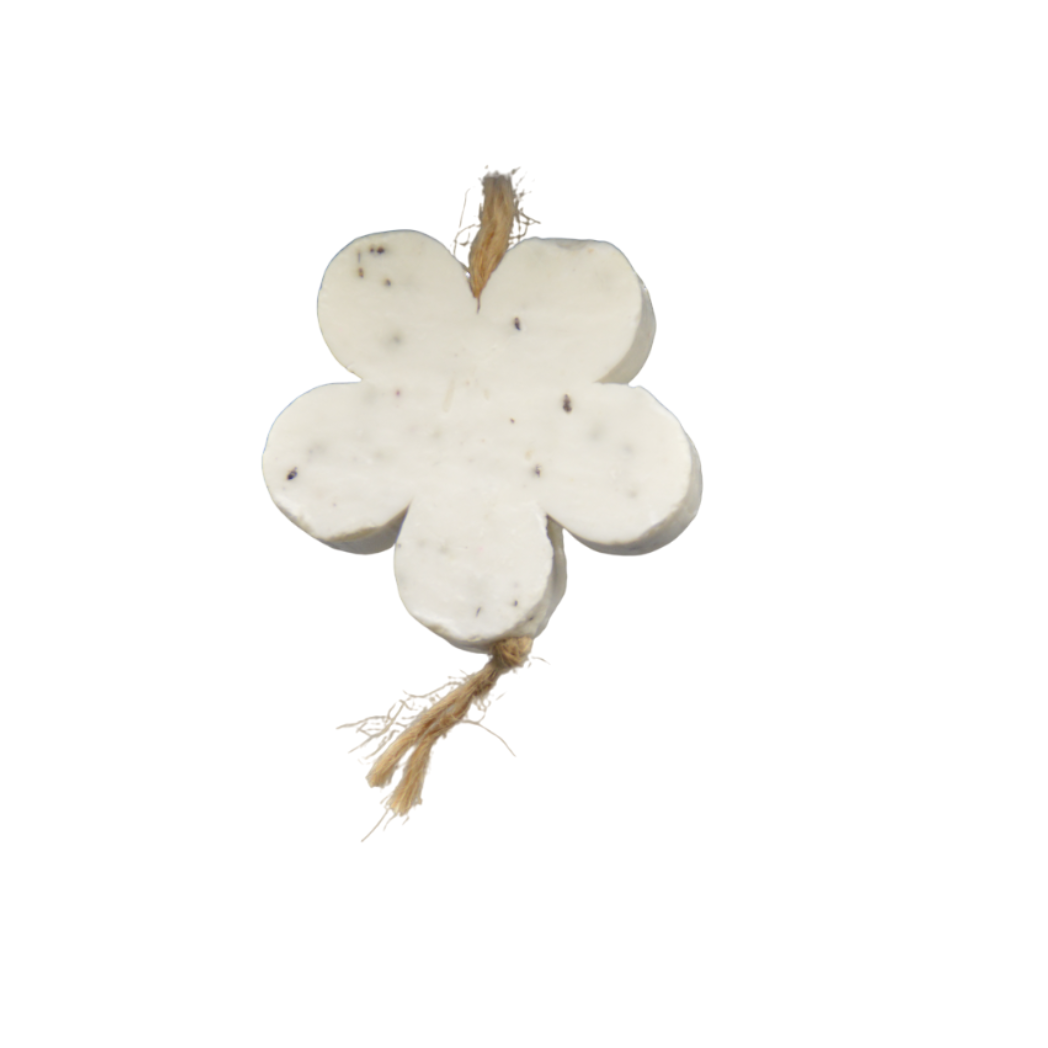 Uniek – zeephangertje - bloem - wit