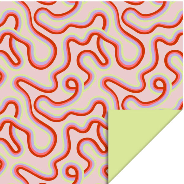 House of Products inpakpapier Rainbow multicolor FSC-gecertificeerd